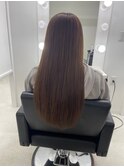 美髪＊うる艶ストレート＊オリーブベージュ＊髪質改善
