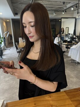 【艶感★オルチャンヘア】韓国風20代30代大人可愛いカラー