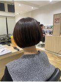 【福岡新宮】大人女子におすすめ!乾かすだけでまとまるボブ