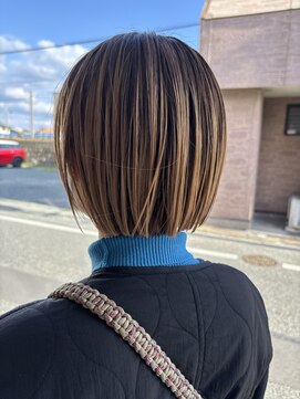 イチロクハチ(168 ichirokuhachi) ぱつんとボブ