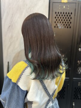 ヴァイス 渋谷店(VAICE) インナーカラー/推しカラー/ターコイズブルー