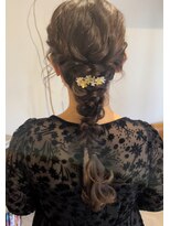 ヘアデザインハレ(hair design HARE)&nbsp;編みおろしアレンジ