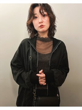 サンプラス(san+) 【柏原良亮】シアーカーリー×ミディアムレイヤー