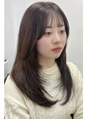 >>ざっくりレイヤー 透明感艶カラー