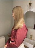 赤髪残留ブリーチ1回で…【難波 桜川/ケアブリーチ】