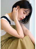 大人可愛い/ショートボブ/切りっぱなしボブ/ミニボブ/大人ボブ