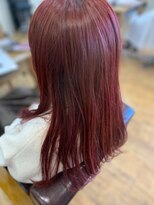 ビューティースペースラルジュヘアー(Beauty Space Large hair)&nbsp;ワインレッドチェリーレッド赤セミロング