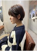 前髪ありショートボブ