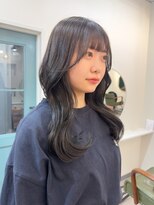 ヒョンミョン ライズバイレボ 柏西口店(hyon myon/RISEbyREVO)&nbsp;オリーブカラー/くびれヘア/艶髪/透明感