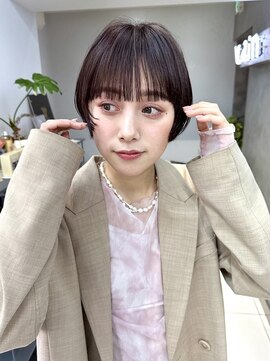 フォト 武蔵小杉(foto) 暗めカラー/グランマッシュ/デザインカラー/ショートボブ