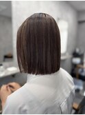 艶感ストレートボブ×ハイライト