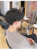 スパイラルメンズパーマ