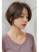 【THiRD】オリーブグレークラゲヘアーココアベージュ