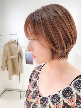 ジュベ 別府店(juve.) 別府ショートボブ顔まわりレイヤーカット髪質改善カラー20代30代