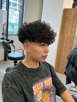 リッチブランドアンドコー(Rich Brand&Co) スパイキーショート フェード スペインカール ルーズパーマ