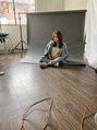 ローウェル(Rowel)&nbsp;hairstyle撮影中の一コマ。