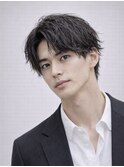 Hale波巻きツイストスパイラルパーマ刈り上げセンターパート原宿