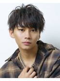 ニュアンスパーマ/波巻きツイストスパイラル/メンズカット[横浜]