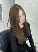 M大人ガーリー似合わせカットミディアムレイヤーカット