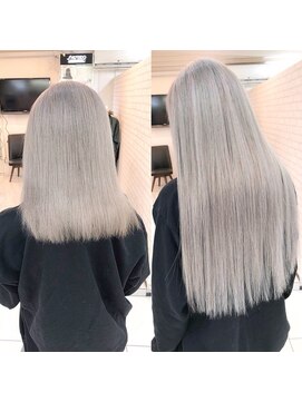 スライバイリアオオサカ(Sly By Ria OSAKA) ホワイトグレーシールエクステ【大阪】【梅田】