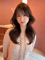 ボタン シブヤ(VOTAN SHIBUYA)&nbsp;韓国レイヤー/渋谷韓国ヘア/渋谷/顔まわりカット/ロングレイヤー