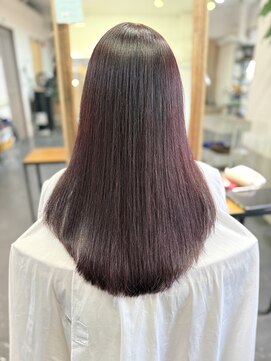 ポタム 東中野(potamu) お白髪をいかした赤髪♪