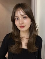 ノイ 銀座(noi)&nbsp;顔周りレイヤーカットべージュカラーくびれレイヤーカット