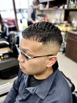 理容 赤沼 濡れパン×クロップスタイル