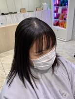 ケンジ 平塚 アネッタ(KENJE annetta)&nbsp;前髪縮毛ビフォーアフター☆