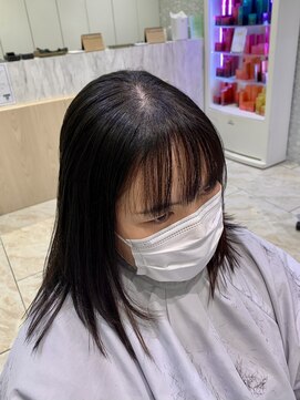 ケンジ 平塚 アネッタ(KENJE annetta) 前髪縮毛ビフォーアフター☆