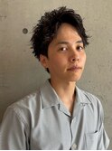 スパイキーショート×ルーズショートパーマ【Lond伊藤メンズ】