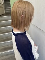 バローチェ 大阪 堀江(Barouche) 【Barouche/中島綾子】 ベージュカラーボブ 堀江