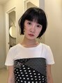 ノラ ギンザ(NORA GINZA)&nbsp;顔周りのレイヤーと外ハネボブを組み合わせたミニマム