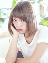 フェティッシュ(fetish)&nbsp;ハイトーンベージュ×ツヤ×ナチュラルボブヘア