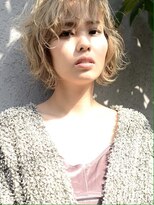 グルグル 下総中山店(GULGUL)&nbsp;グレーベージュ フェミニンウェーブパーマ 下総中山