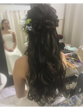 ヘアアンドケア エジェリラボ(hair&care egerie lab) 編み込みダウンスタイル egerie lab.スタイル