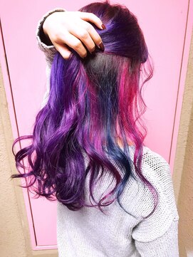 ランプ ヘアー(lamp hair) 【lamp斉藤】ユニコーンカラー