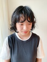 ムク(Muku) パーマで作る前下がりショートボブ