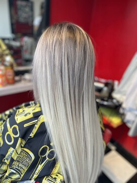 ロック フィールド ホワイトシルバーシャドールーツ　シールエクステ