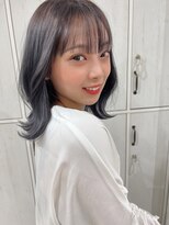 ネイロ 錦糸町(NeiRo)&nbsp;カーキグレージュマッシュショート大人かわいいフェザーバング