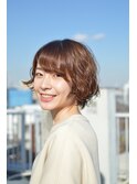 イメチェンヘアスタイル 外ハネボブパーマ