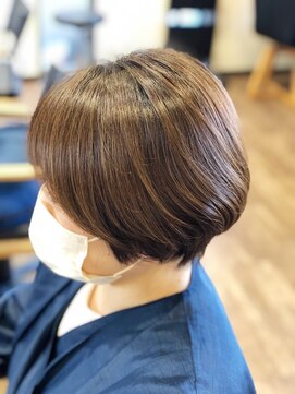 ヘアーレナータ 八王子(HAIR RENATA) 20代30代40代大人かわいい小顔美肌ココアブラウン丸みショート