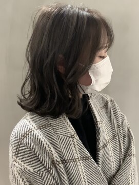 オリンテ バイ レシッド 表参道(orente by rcid) 【orente 表参道】モテ髪ミディアム×ブリーチなし透明感カラー