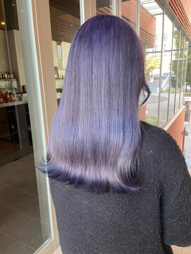 インク サカエ(inq sakae) 艶髪レイヤー＆パールパープル
