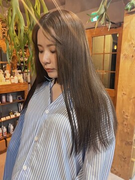 パム 恵比寿(PAM.) ブリーチなしWカラー/アッシュベージュ