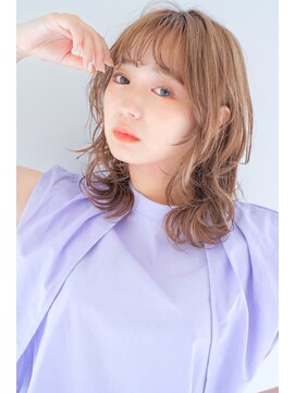 ヘアサロン ガリカ 表参道(hair salon Gallica) <SAKI>大人気ゆるウェーブボブ×透けベージュ/くびれウルフボブ