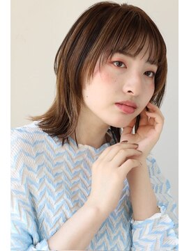 ヘアーアンドメイク エクリ 不動前店(Hair&Make equri) 【不動前美容室】外ハネレイヤー