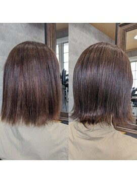 ナチュラル 多賀城駅前店(Natural) 魔法の縮毛矯正【ケアルーガ】+髪質改善ボブ◎多賀城利府塩釜