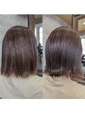 魔法の縮毛矯正【ケアルーガ】+髪質改善ボブ◎多賀城利府塩釜
