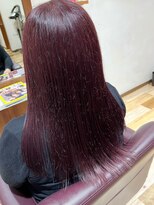 美容室 プラセル(Plaser)&nbsp;イルミナカラー☆艶髪ピンクバイオレット